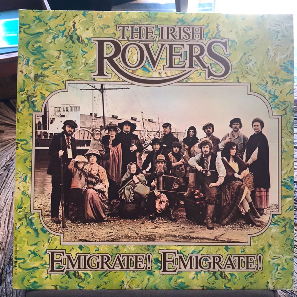 Autographed The Irish Rovers “Emigrate! Emigrate!” Vintage vinyl album 1973